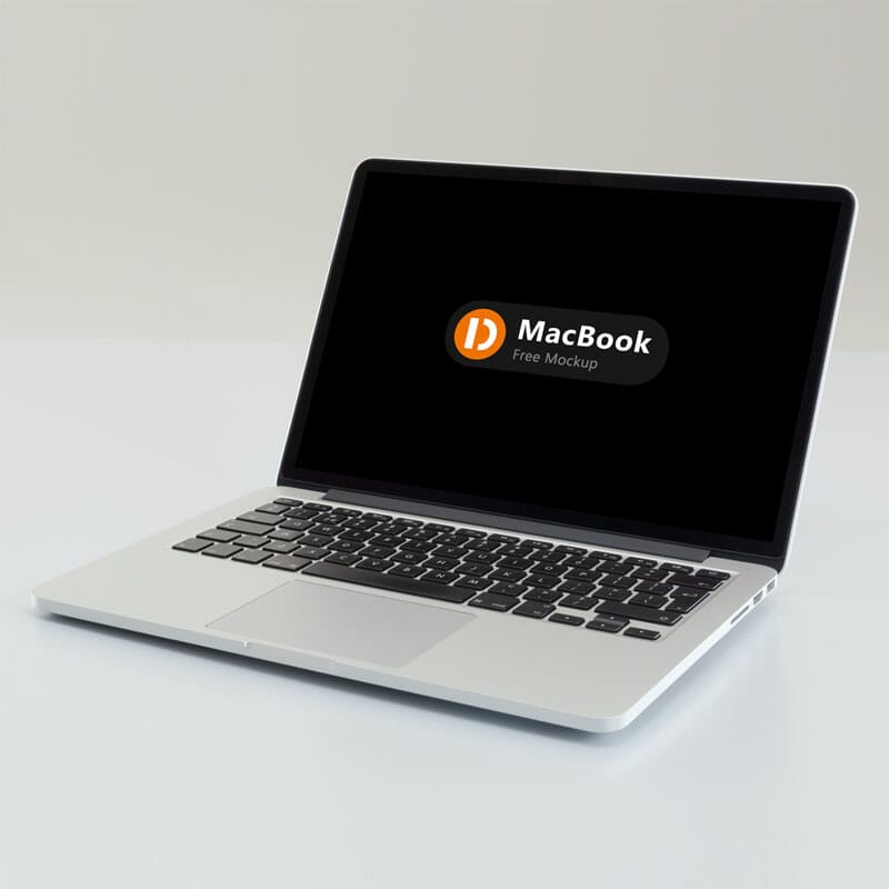 Macbook Free PSD Mockup