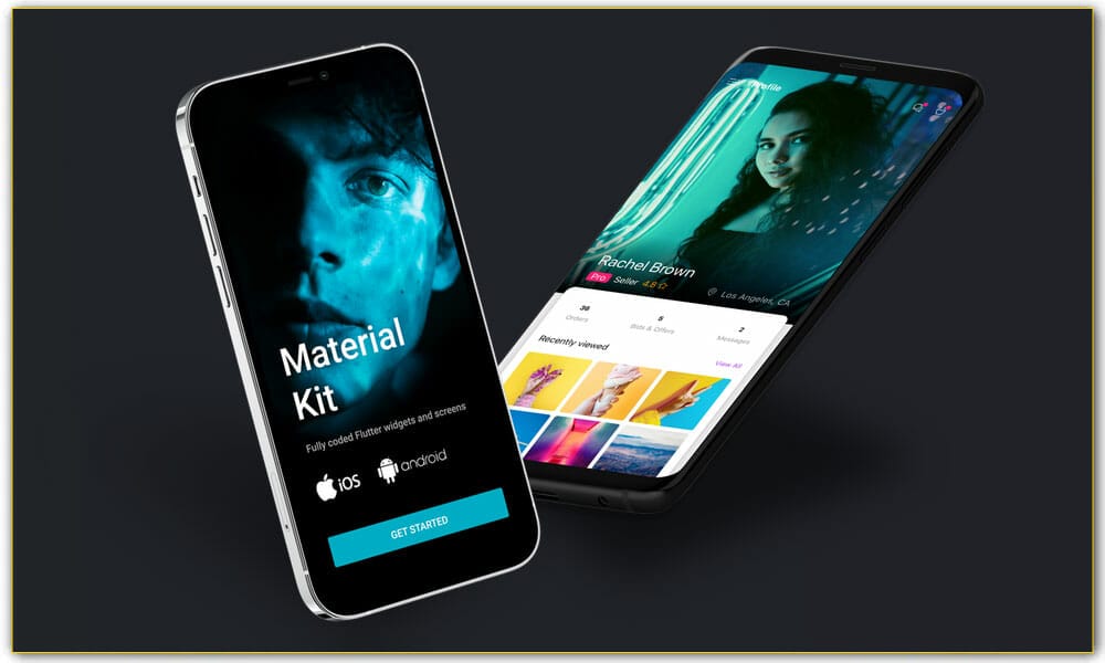 Material Kit Flutter - Free Flutter App Template