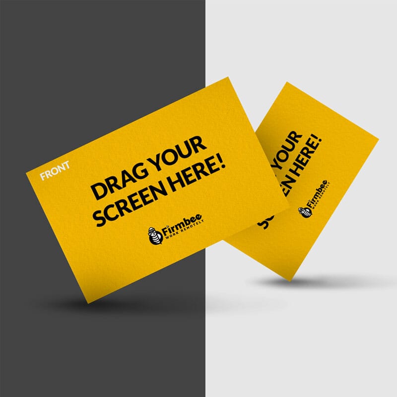 Minimal Business Cards Mockup Free Mockup