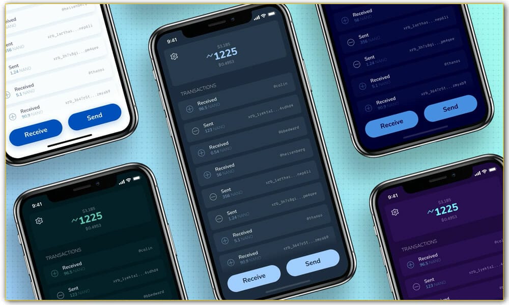 Natrium - Free NANO Cryptocurrency Wallet App