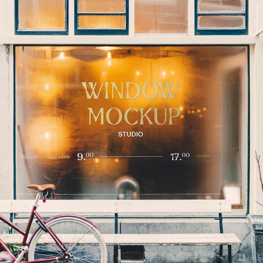 Sign On Window Mockup