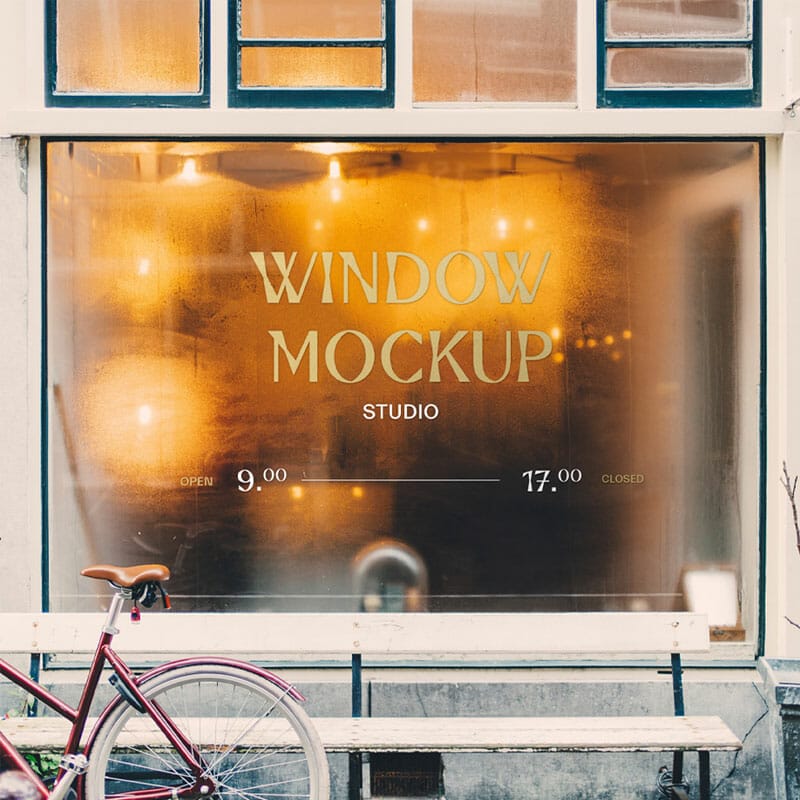 Sign On Window Mockup