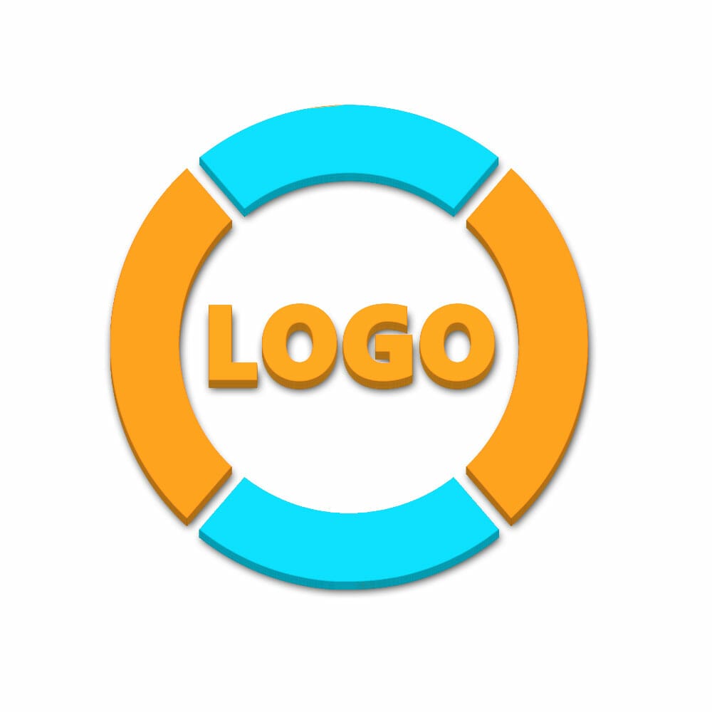 Simple Free 3D Logo Mockup