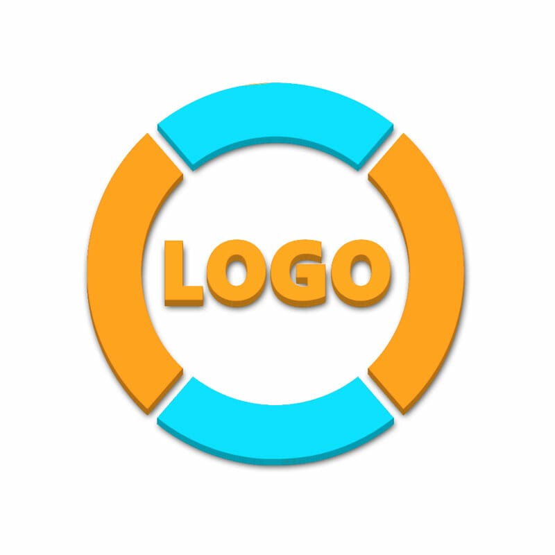 Simple Free 3D Logo Mockup