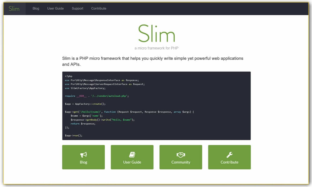 Slim Framework
