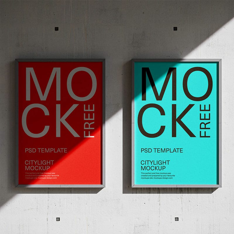 Street Citylight Mockup