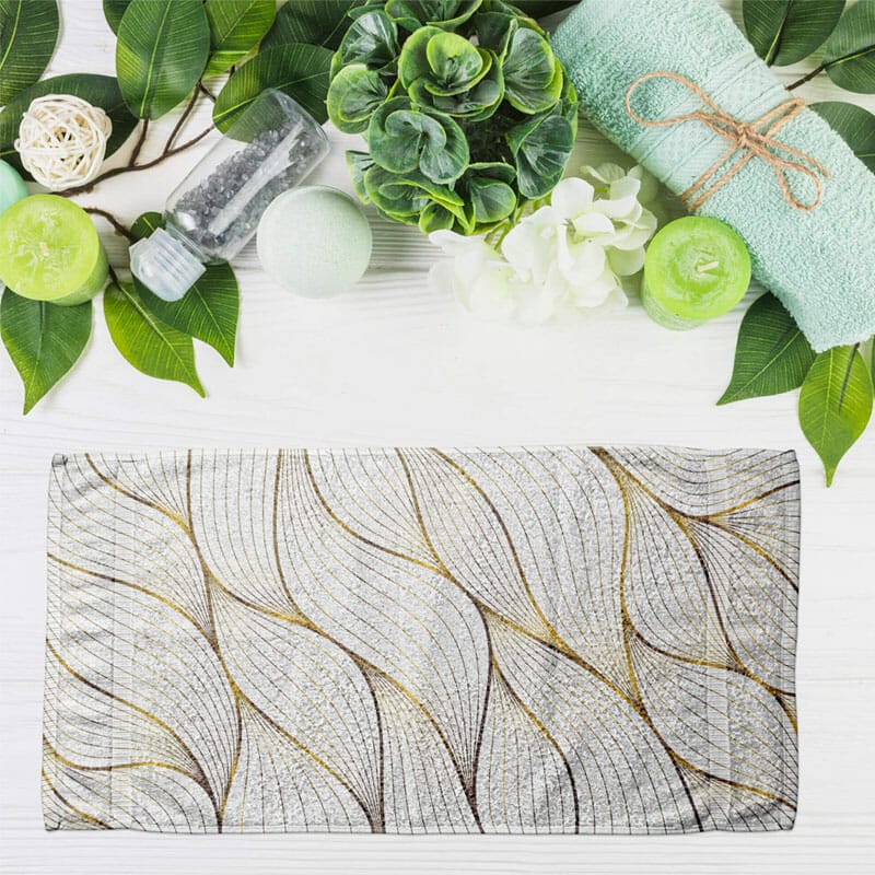 White Towel Mockup Free PSD Template