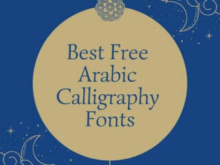 Arabic Calligraphy Fonts