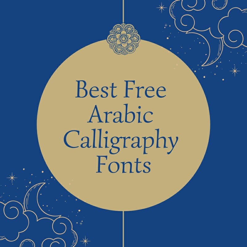 Arabic Calligraphy Fonts