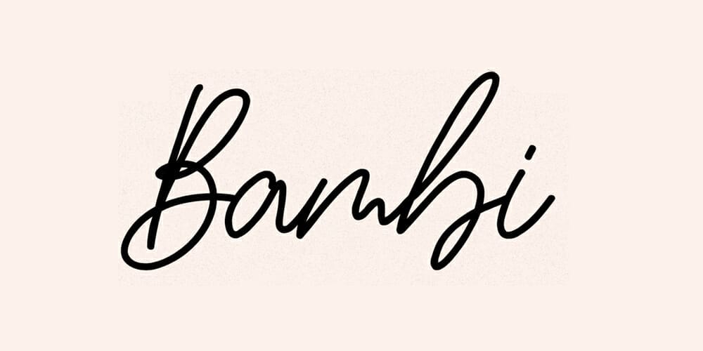 Bambi Font