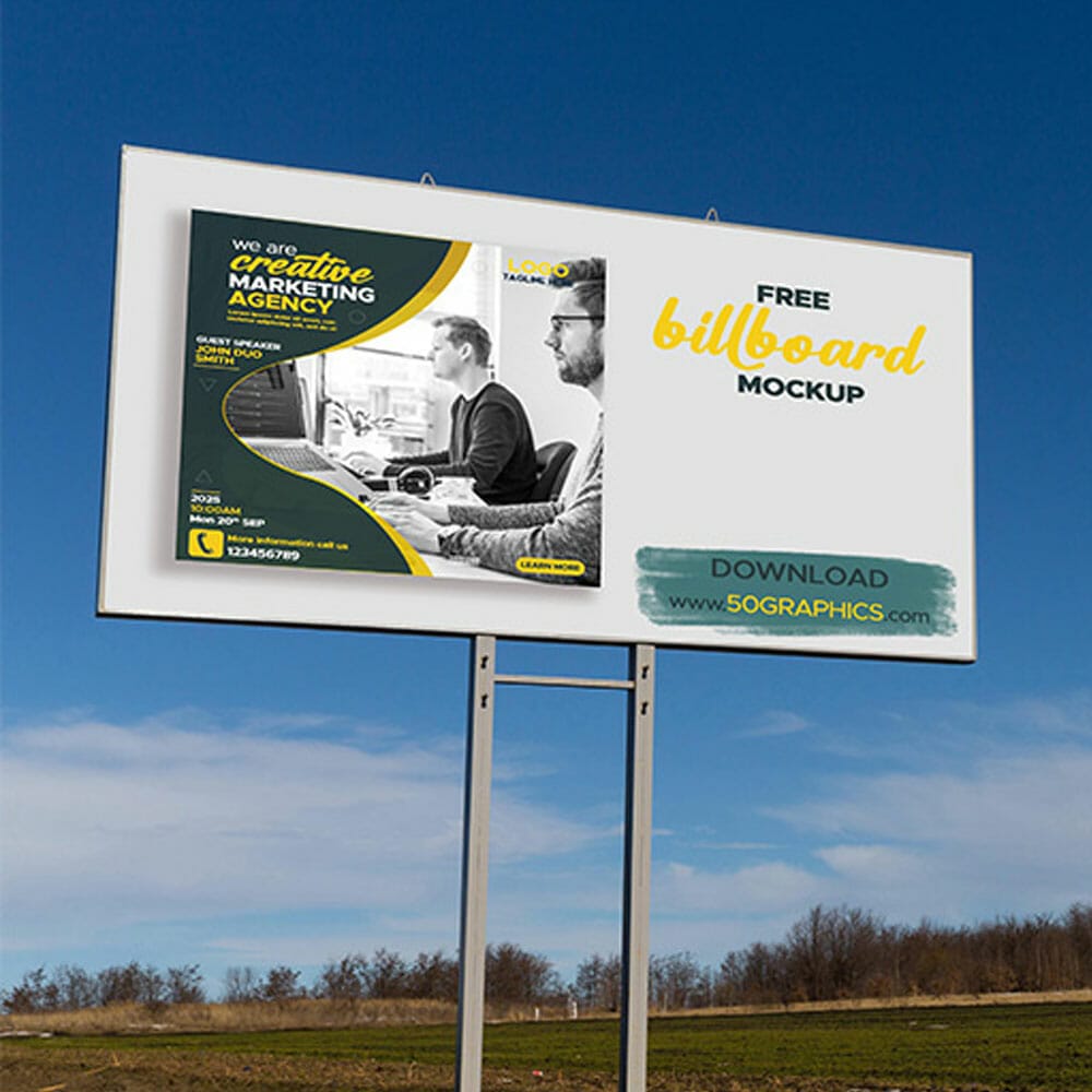Creative Free Billboard Mockup
