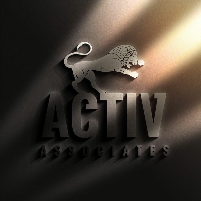 Dark Theme Mockup For Text And Logos