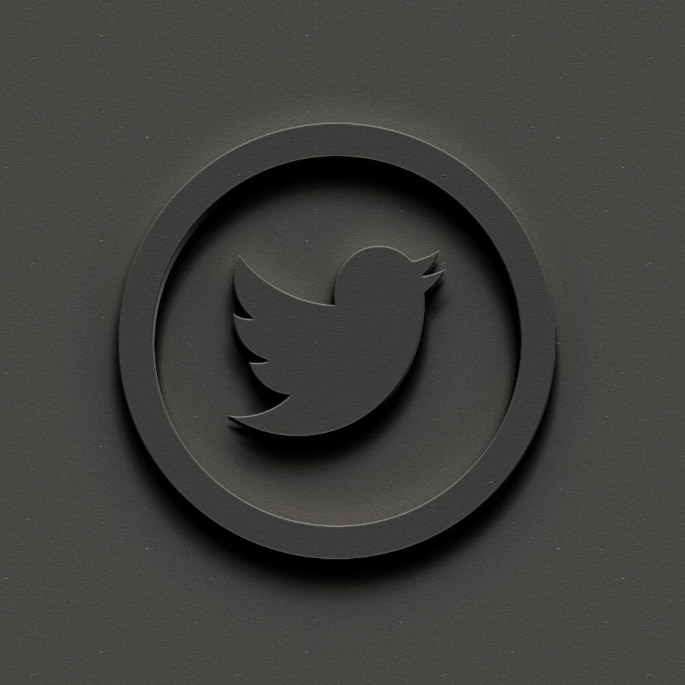 Embossed 3D Logo Mockup Free PSD