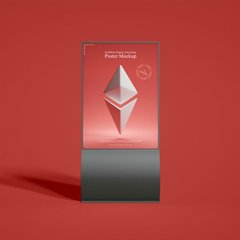 Exhibition Display Advertising Poster Mockup