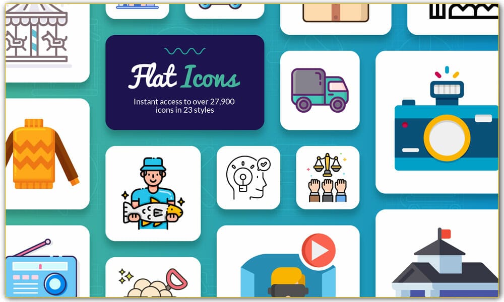 10+ Best Figma Icon Plugins 2022 5 Flat-Icons