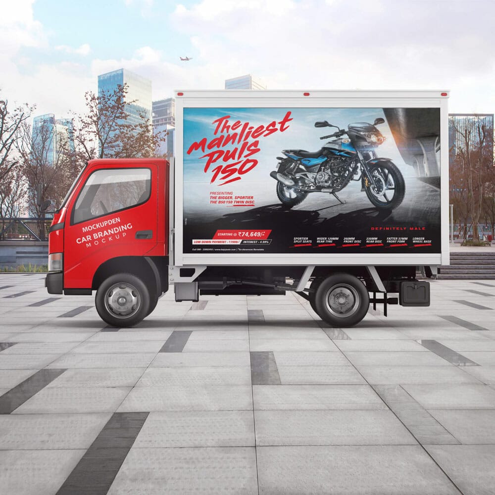 Free Car Branding Mockup PSD Template