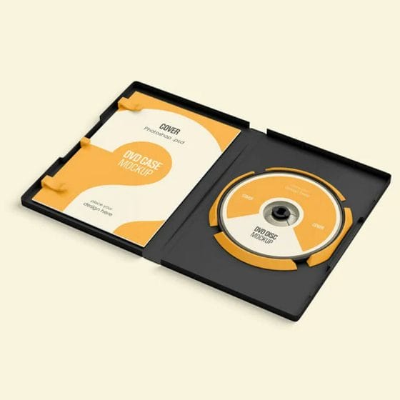 Free DVD Case Mockup Set