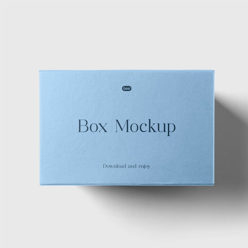 Free Eco Box Mockup
