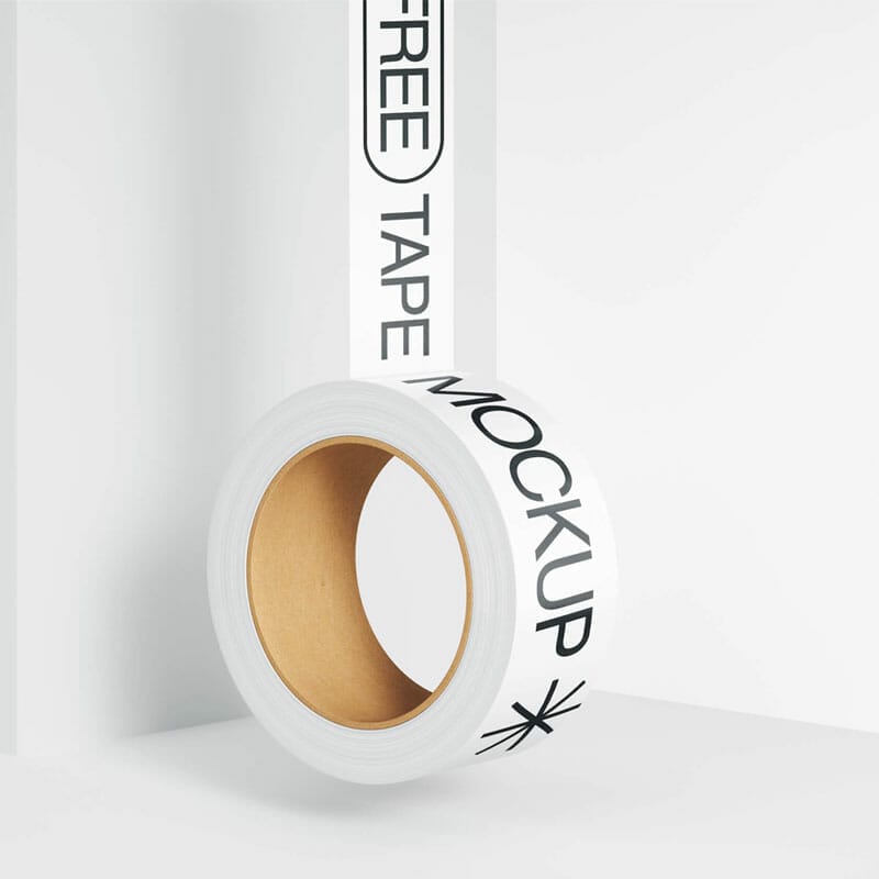 Free Hanging Duct Tape PSD Mockup » CSS Author