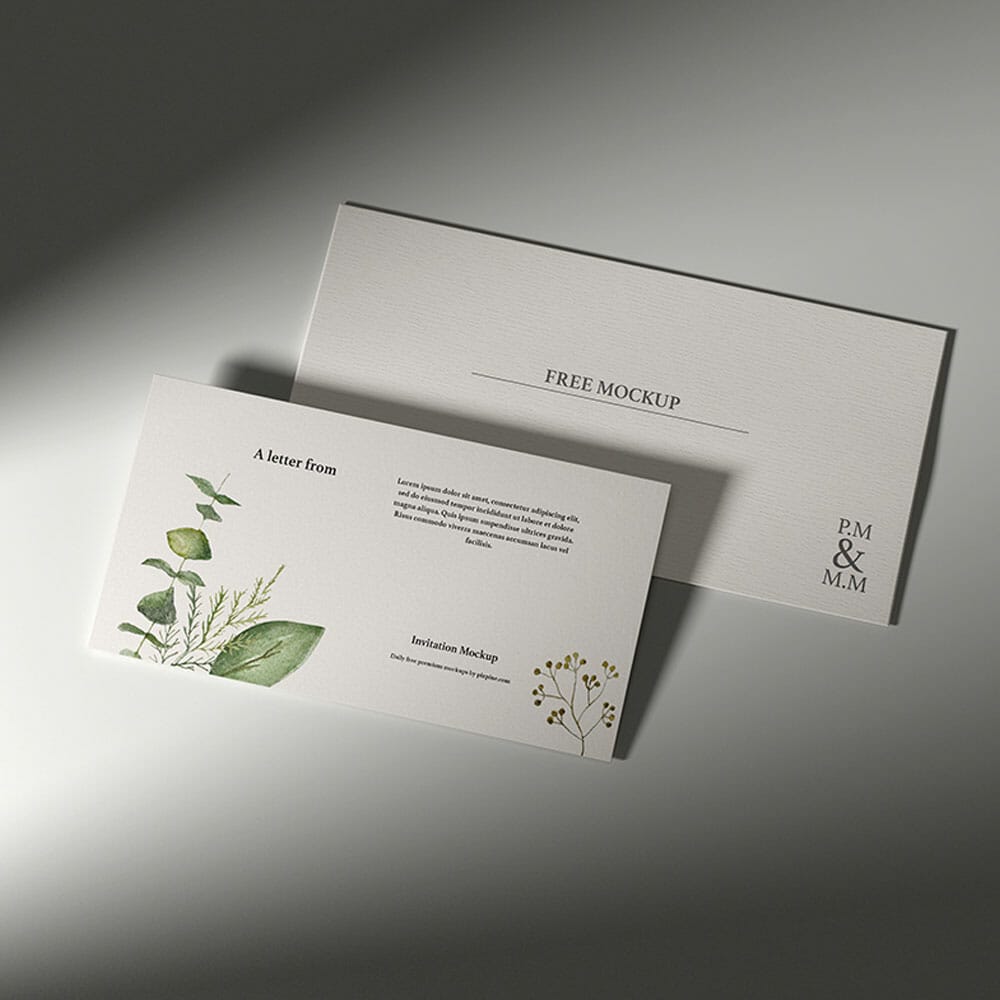 Free Invitation Mockup