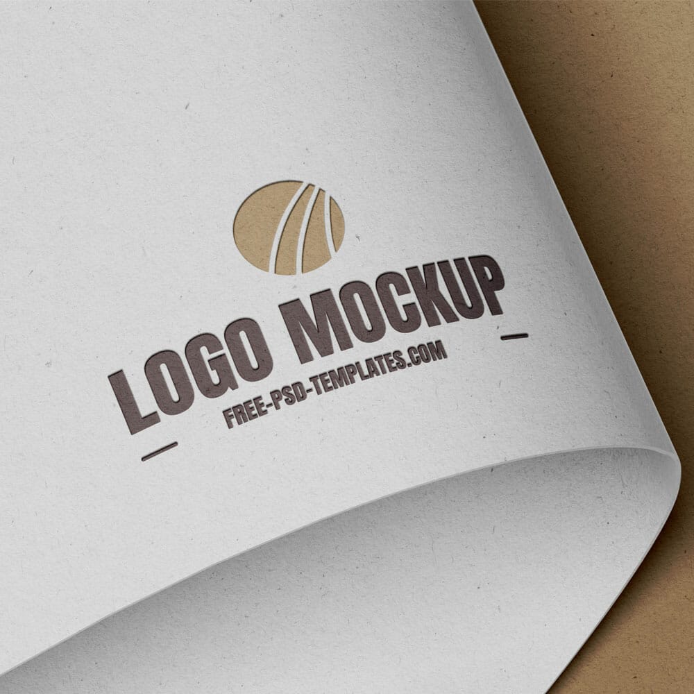 Free Logo Mockup Template Set
