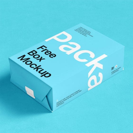 Free Packaging Box Highest Quality Mockup