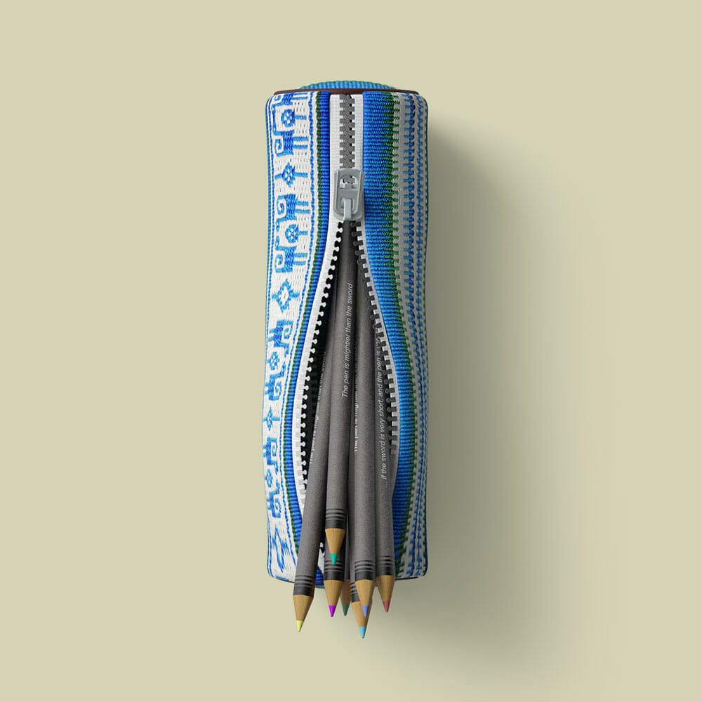 Free Pencil Box Mockup Top View