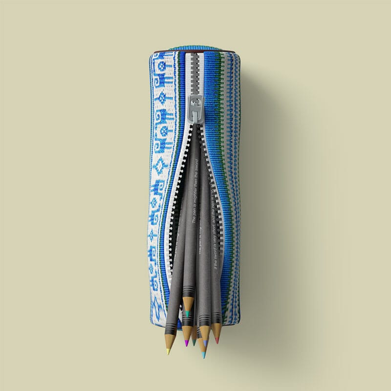 Free Pencil Box Mockup Top View