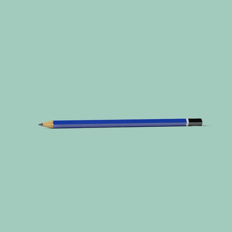 Free Pencil Mockup