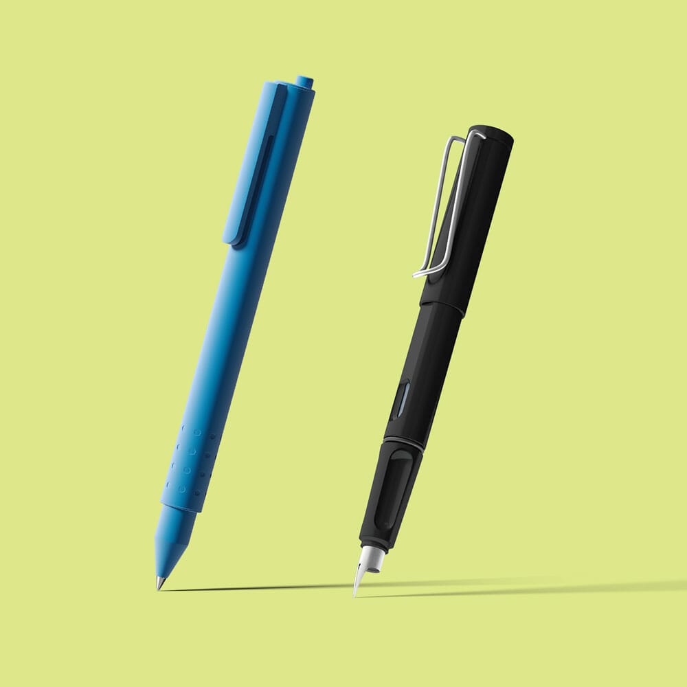 Free Pens Mockup PSD