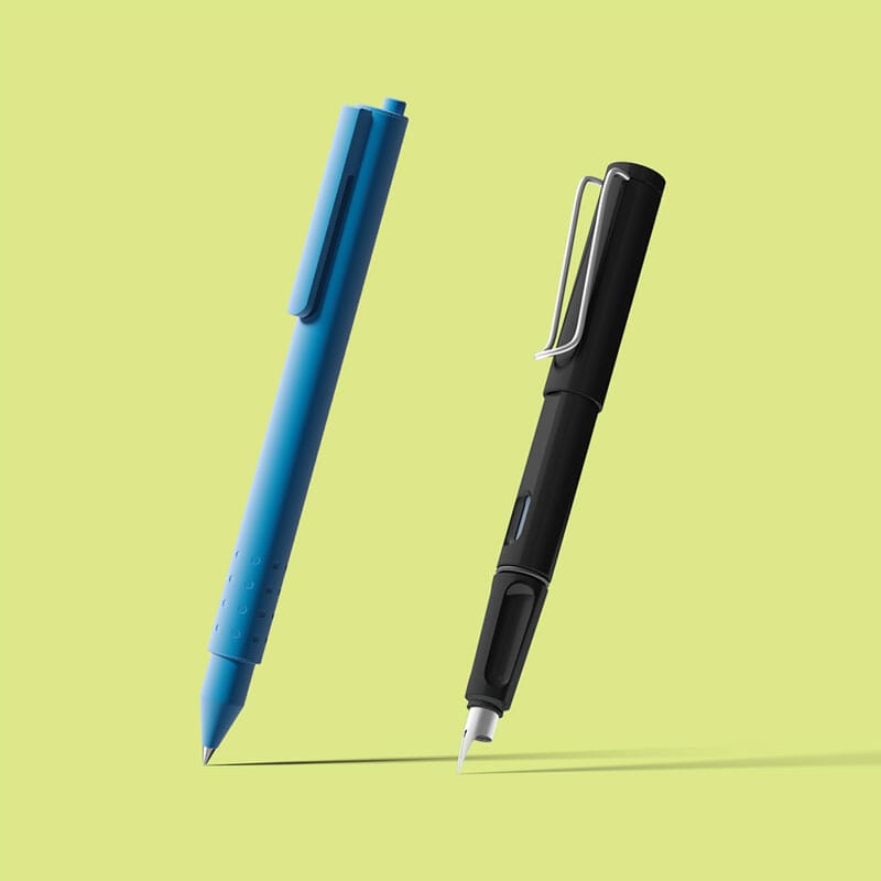 Free Pens Mockup PSD