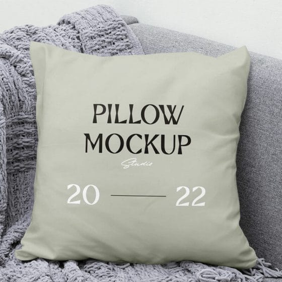 Free Pillow Mockup PSD