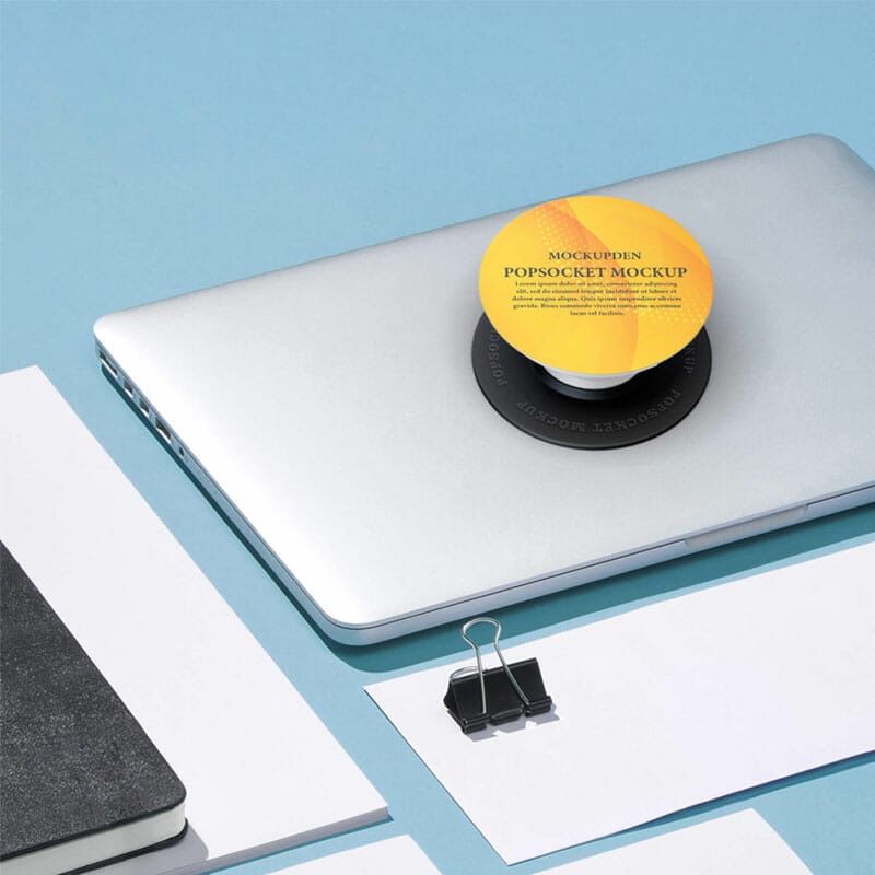 Free Popsocket Mockup PSD Template