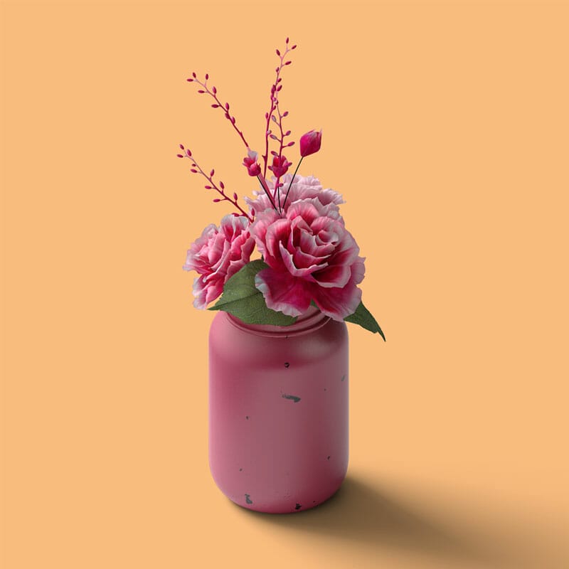 Free Roses In Vase Mockup » CSS Author