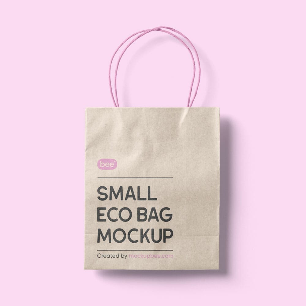 Free Small Eco Bag Mockup