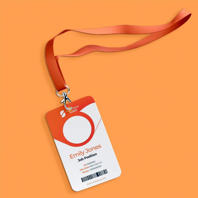 Free Staff Card Mockup PSD Template