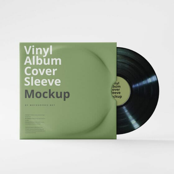 Free Vinyl Album Cover Sleeve Mockup » CSS Author