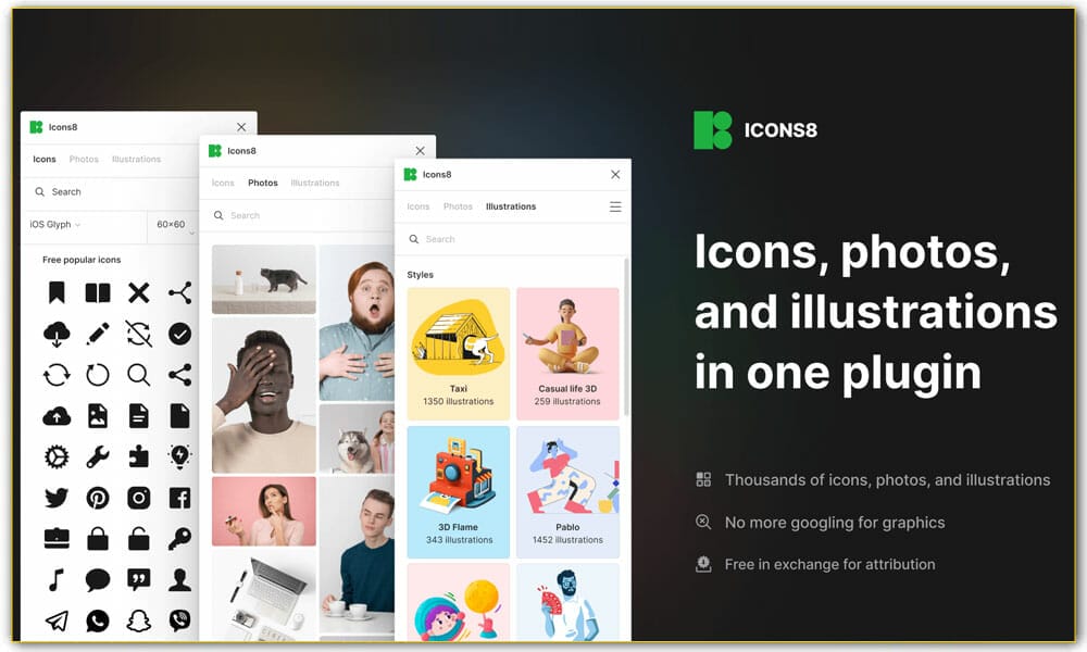 10+ Best Figma Icon Plugins 2022 2 Icons8 - Icons, Illustrations, Photos