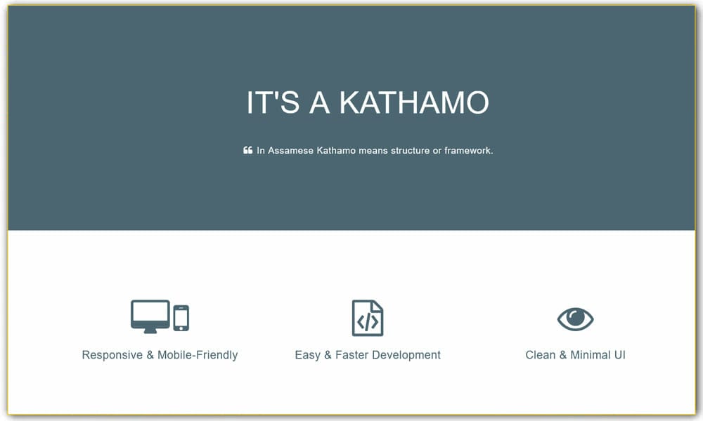 Kathamo CSS Framework