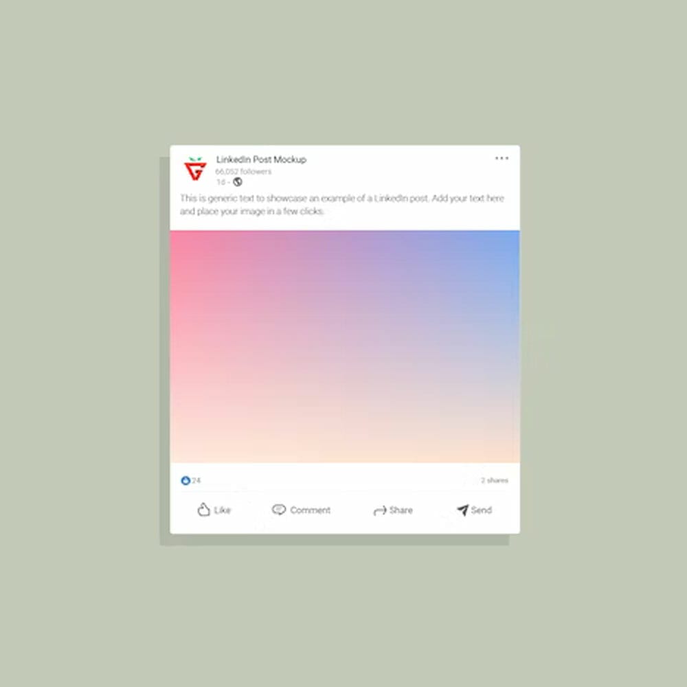 LinkedIn Post Mockup