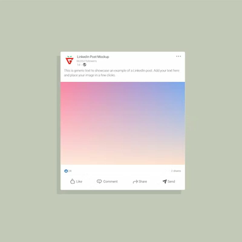 LinkedIn Post Mockup