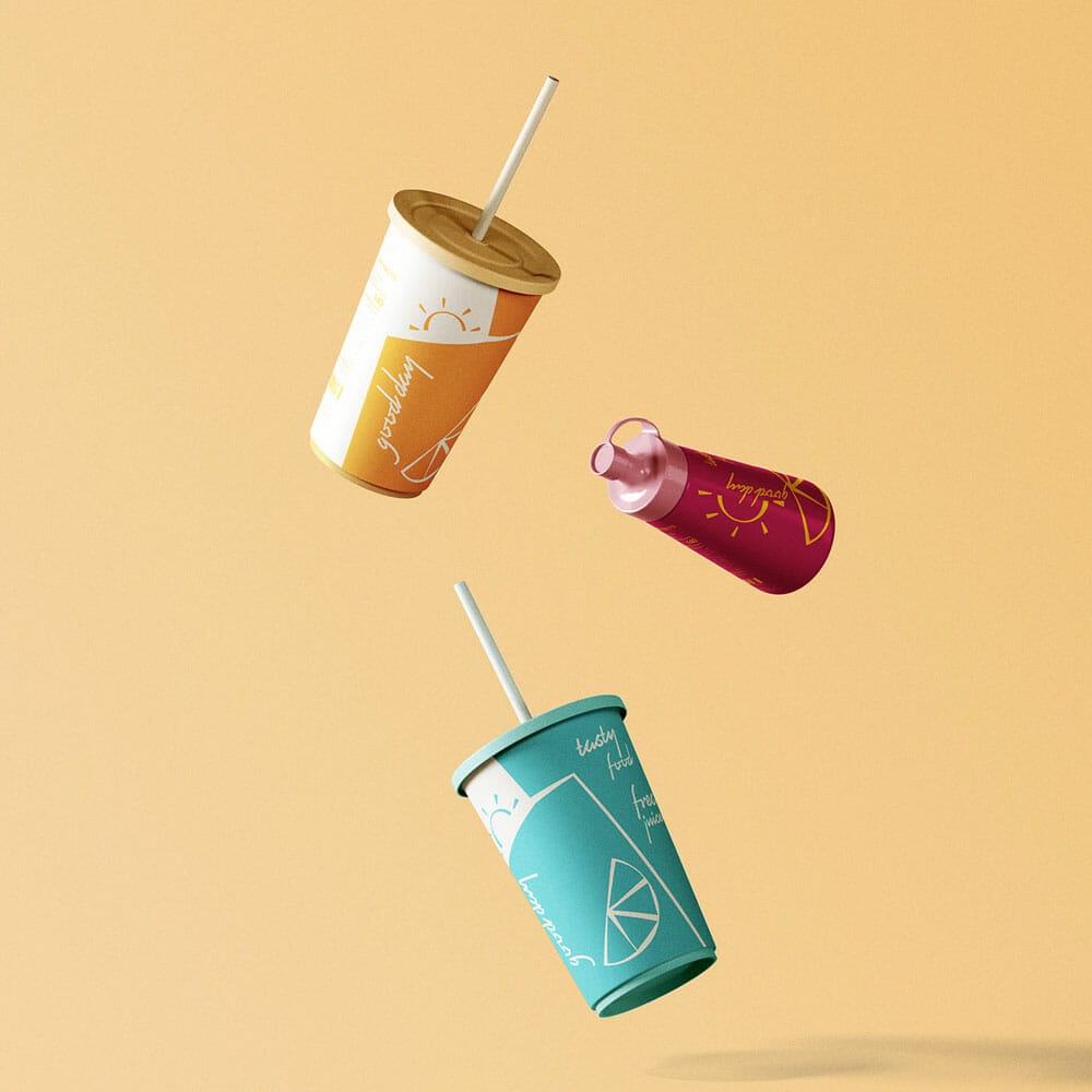 Restaurant Items Branding Mockup