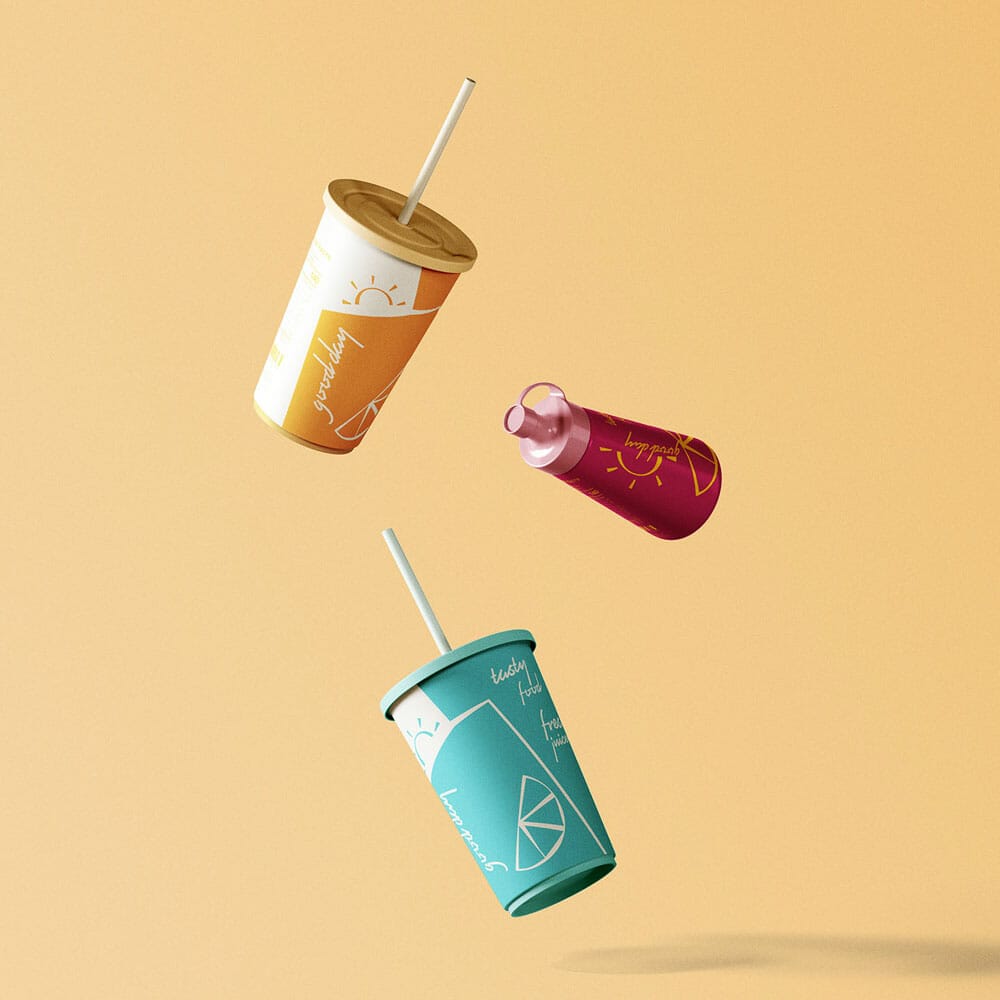 Restaurant Items Branding Mockup