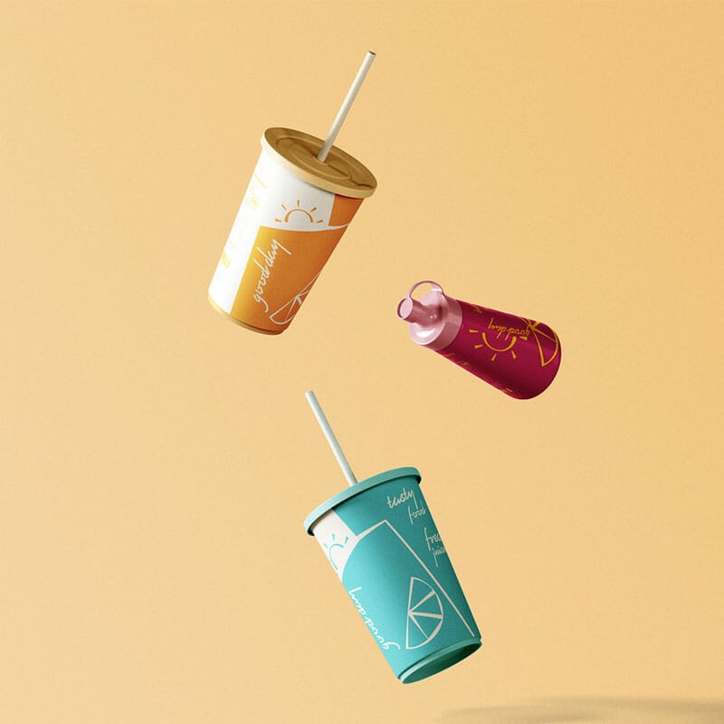 Restaurant Items Branding Mockup