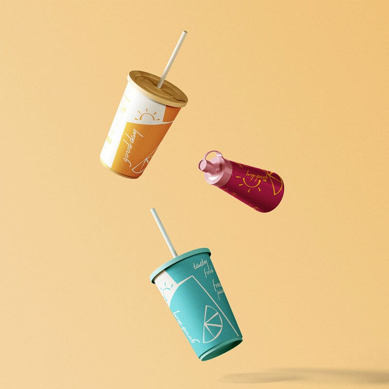 Restaurant Items Branding Mockup