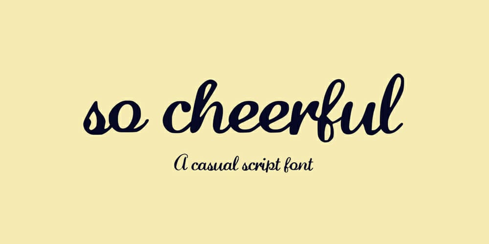 So Cheerful Script