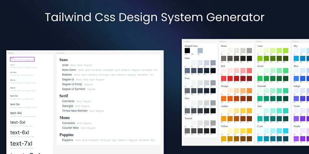 Tailwindcss Styles Generator