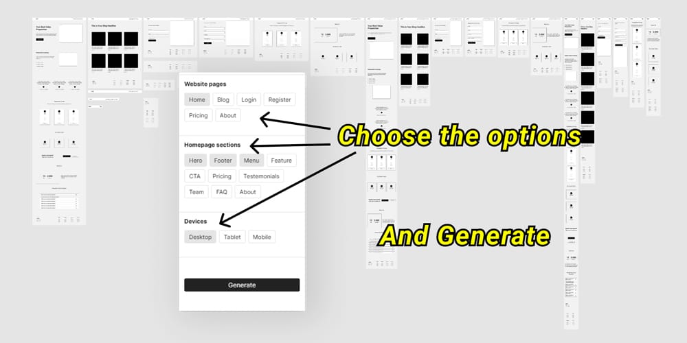 Wireframe Generator