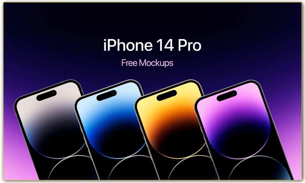 iPhone 14 Pro Free Mockup