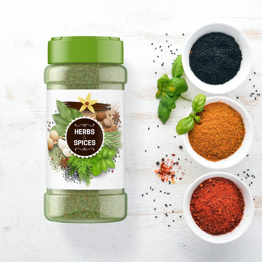 A Free Spice Jar Mockup PSD Template